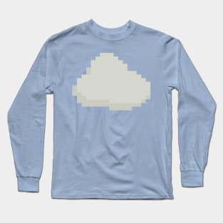 Cloud Pixel Art Long Sleeve T-Shirt